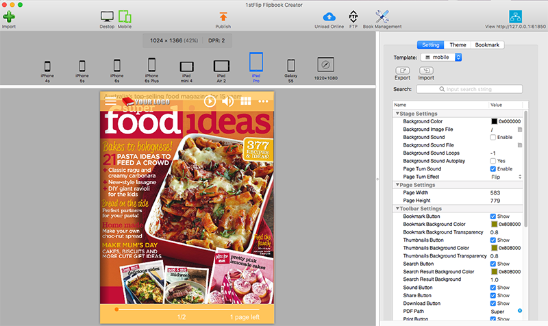 flipbook responsive design2