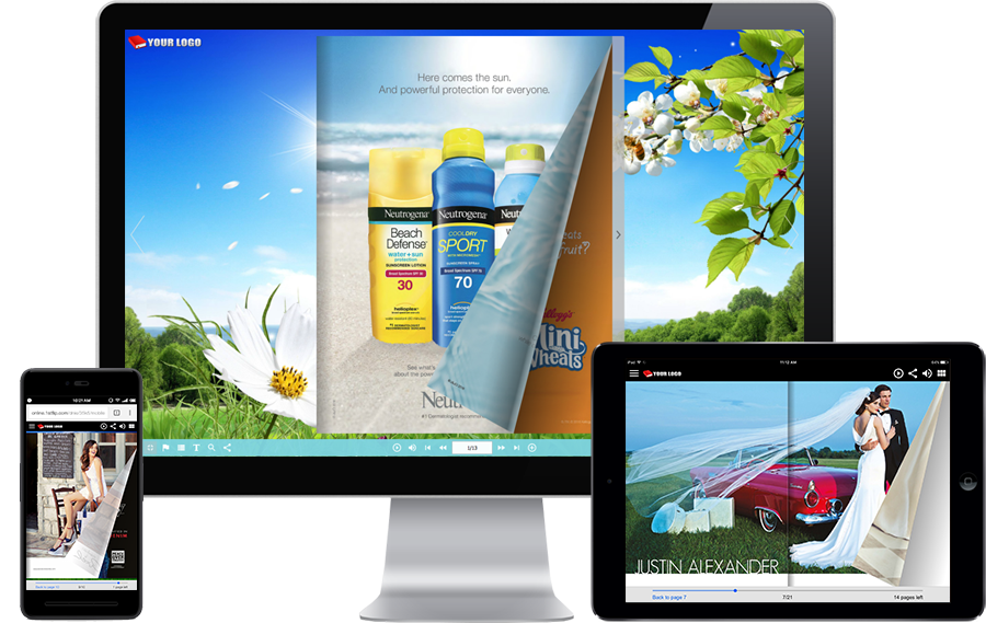 mobile friendly html5 flip magazine
