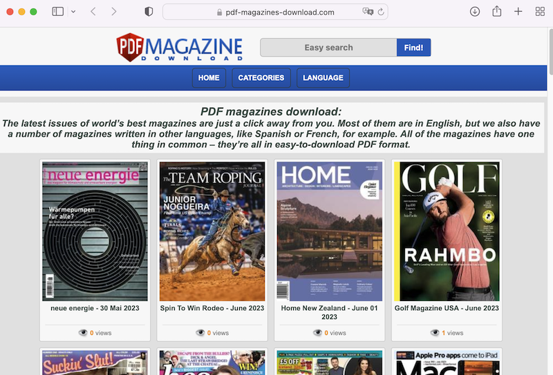 Free PDF Magazine Download